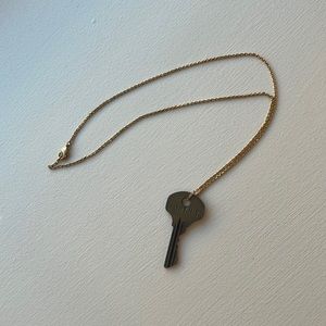 Gold 17” Giving Key with “WORTHY” Inscription